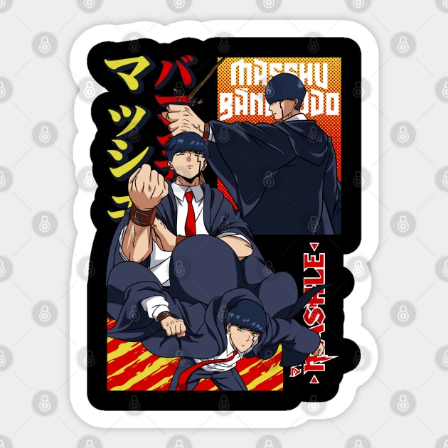 Mashle Magic and Muscles - Mash Cool Art Sticker by Otaku Vibes